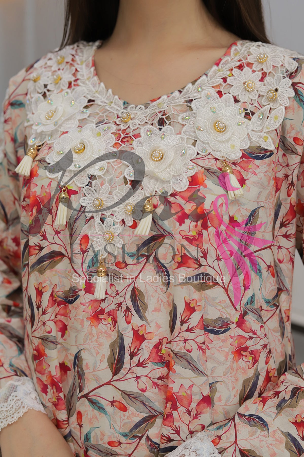 2PC Printed Lawn Dress