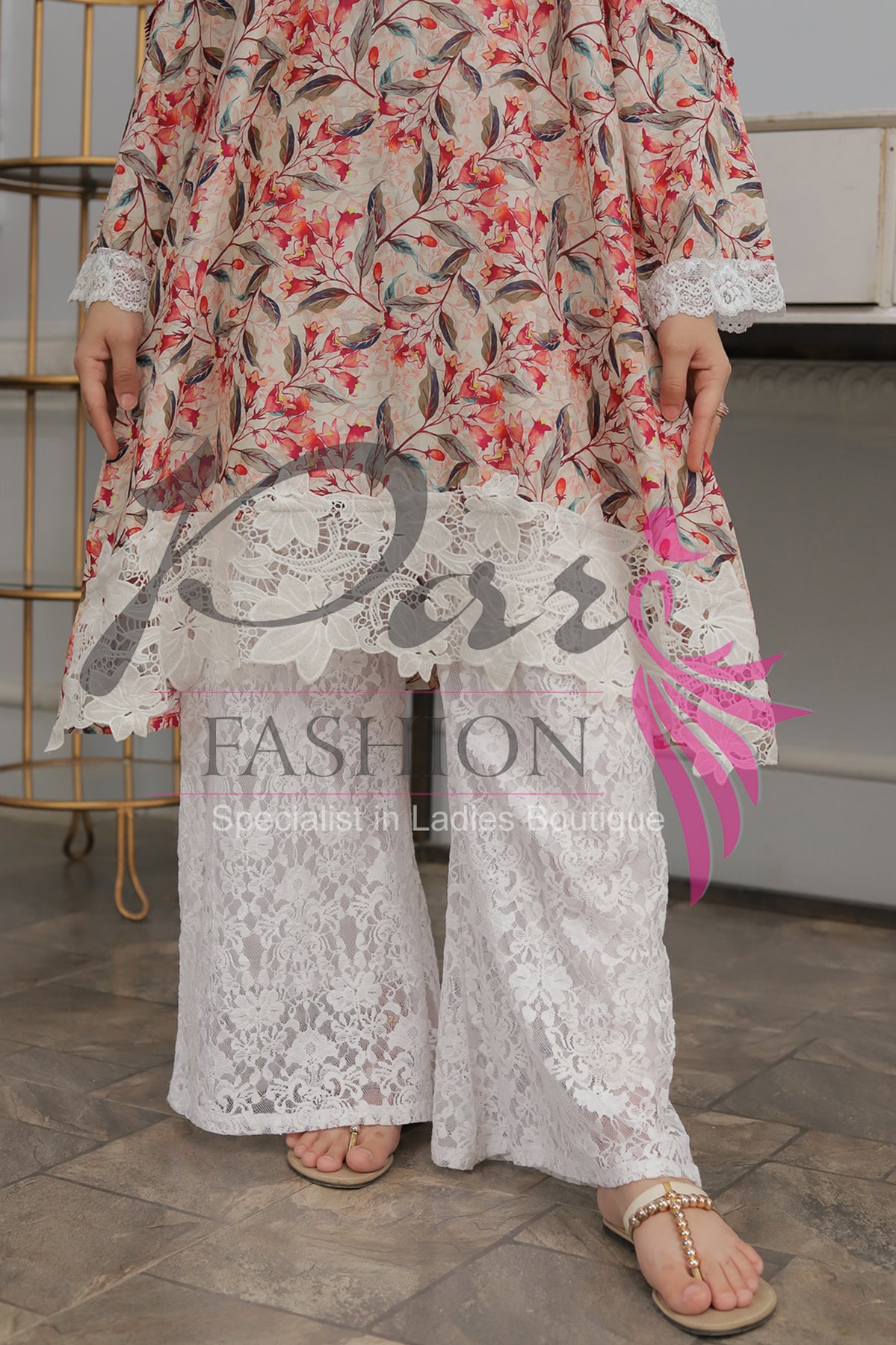 2PC Printed Lawn Dress