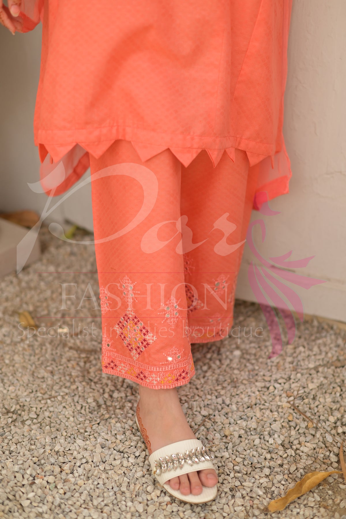 3PC Embroidered Dress