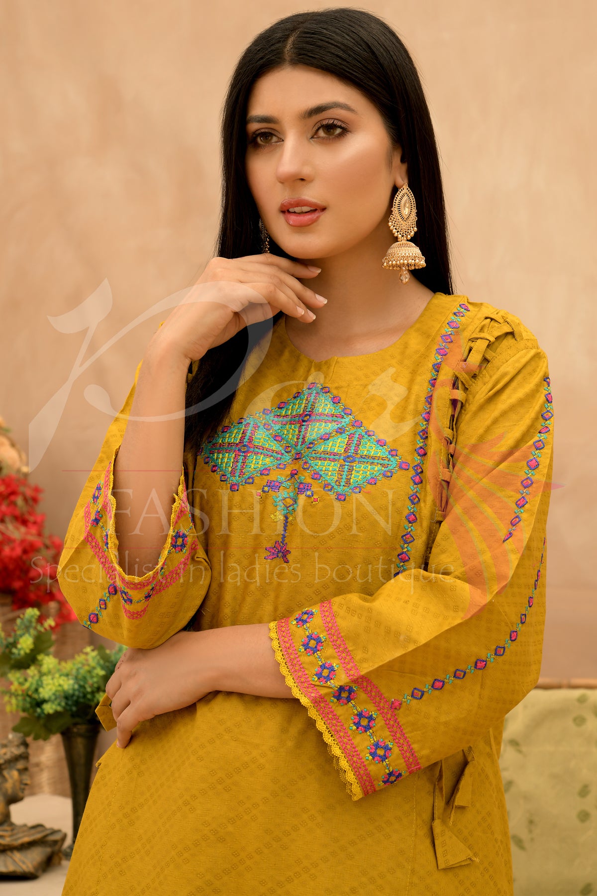 2PC EMB Frock
