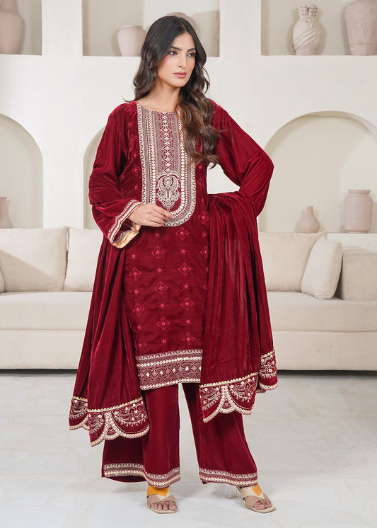 Royal Velvet Embroidered 3pc