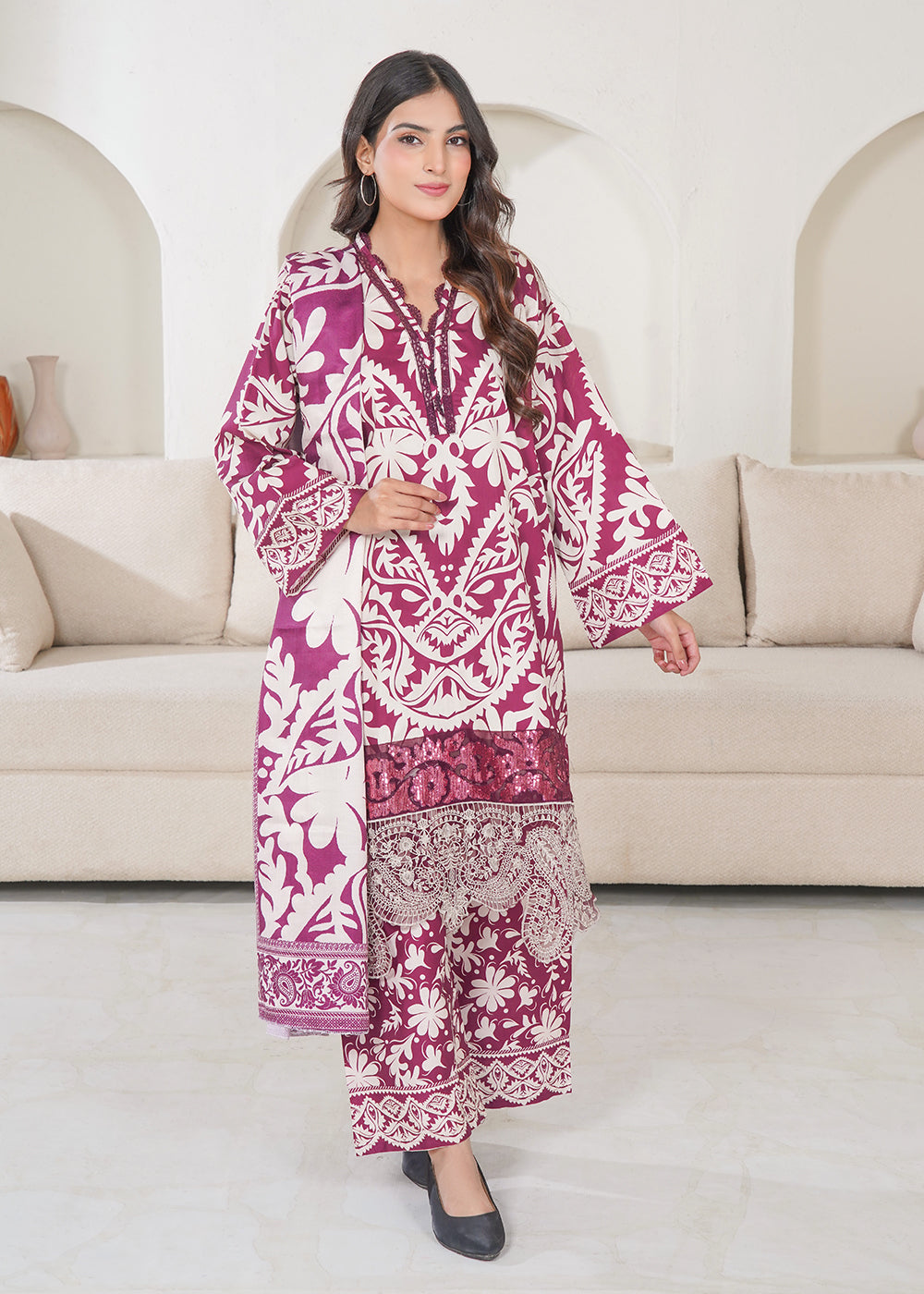 Magenta Bloom 3pc