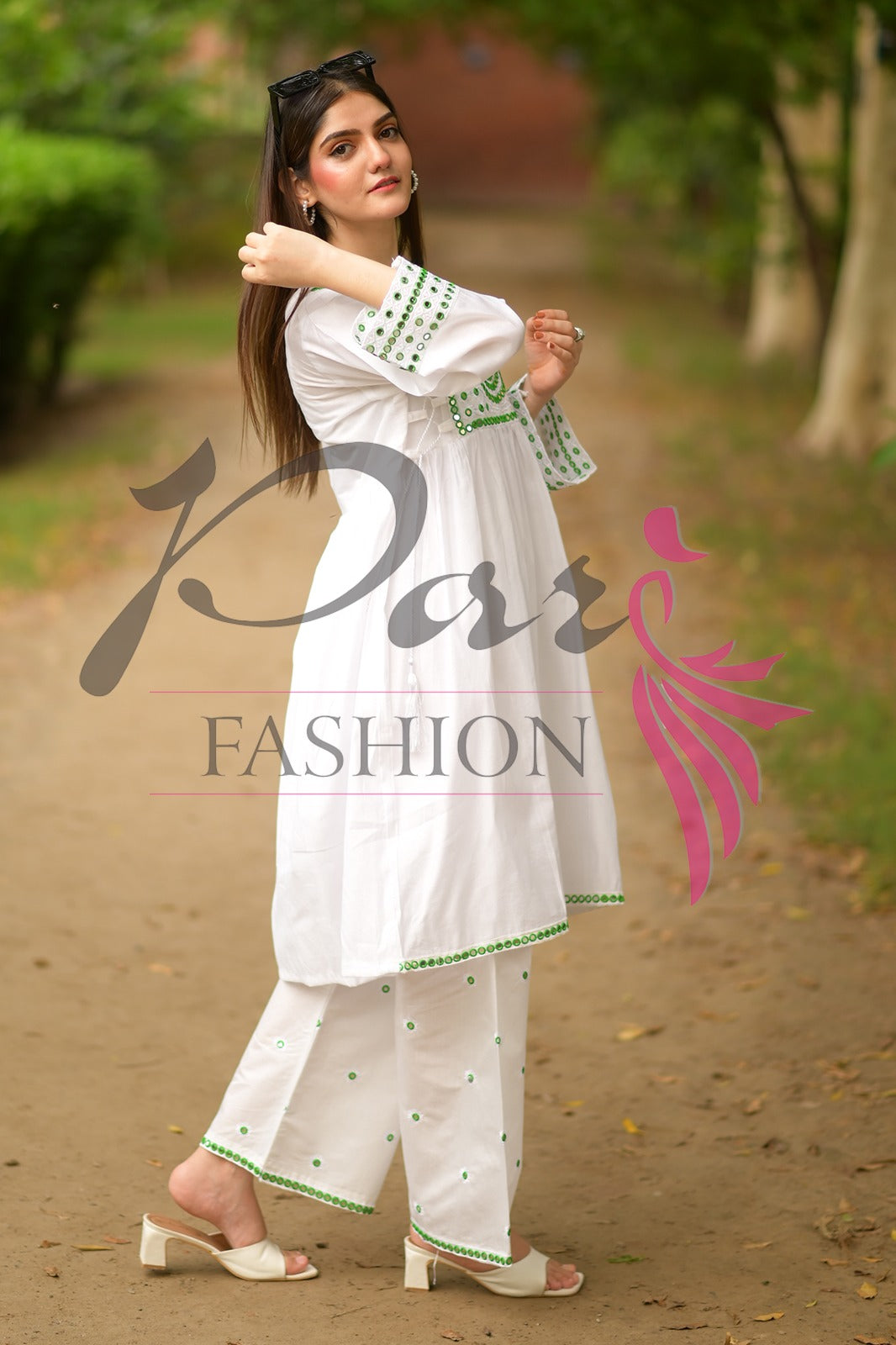 Azadi embroidered  khaddi lawn