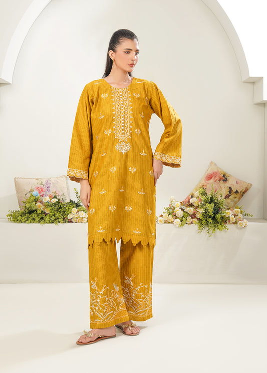 2-Piece Embroidered Flapper Suit