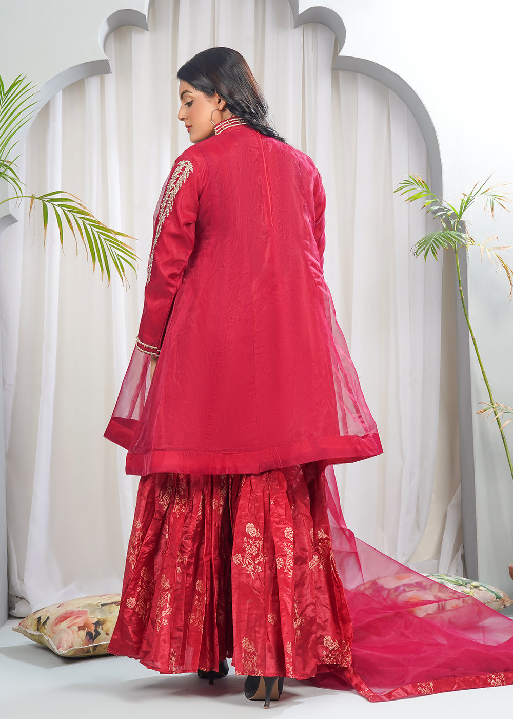 Crimson Grace Gharara Set