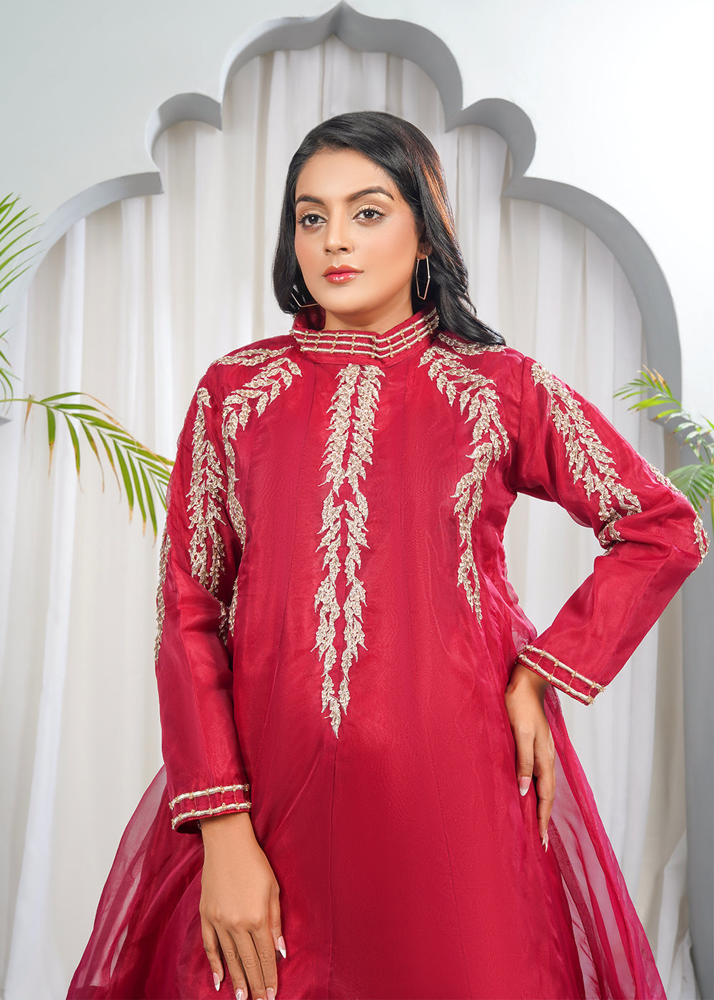 Crimson Grace Gharara Set