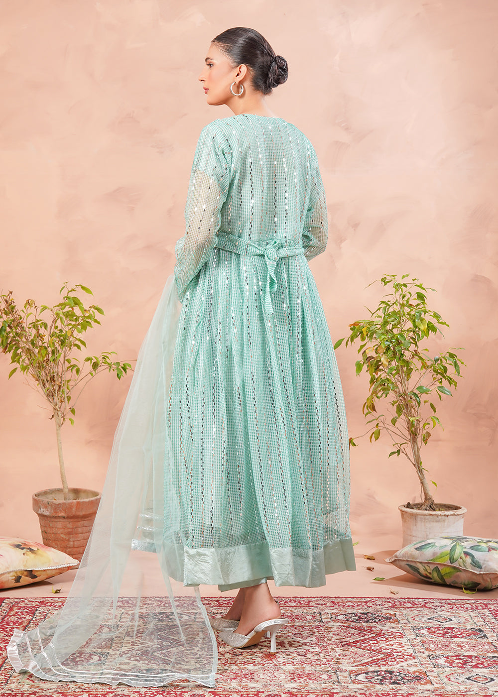 Mint Elegance Maxi Set