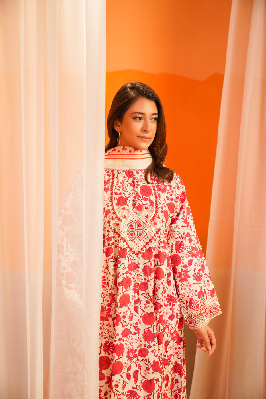 Crimson Bloom Maxi