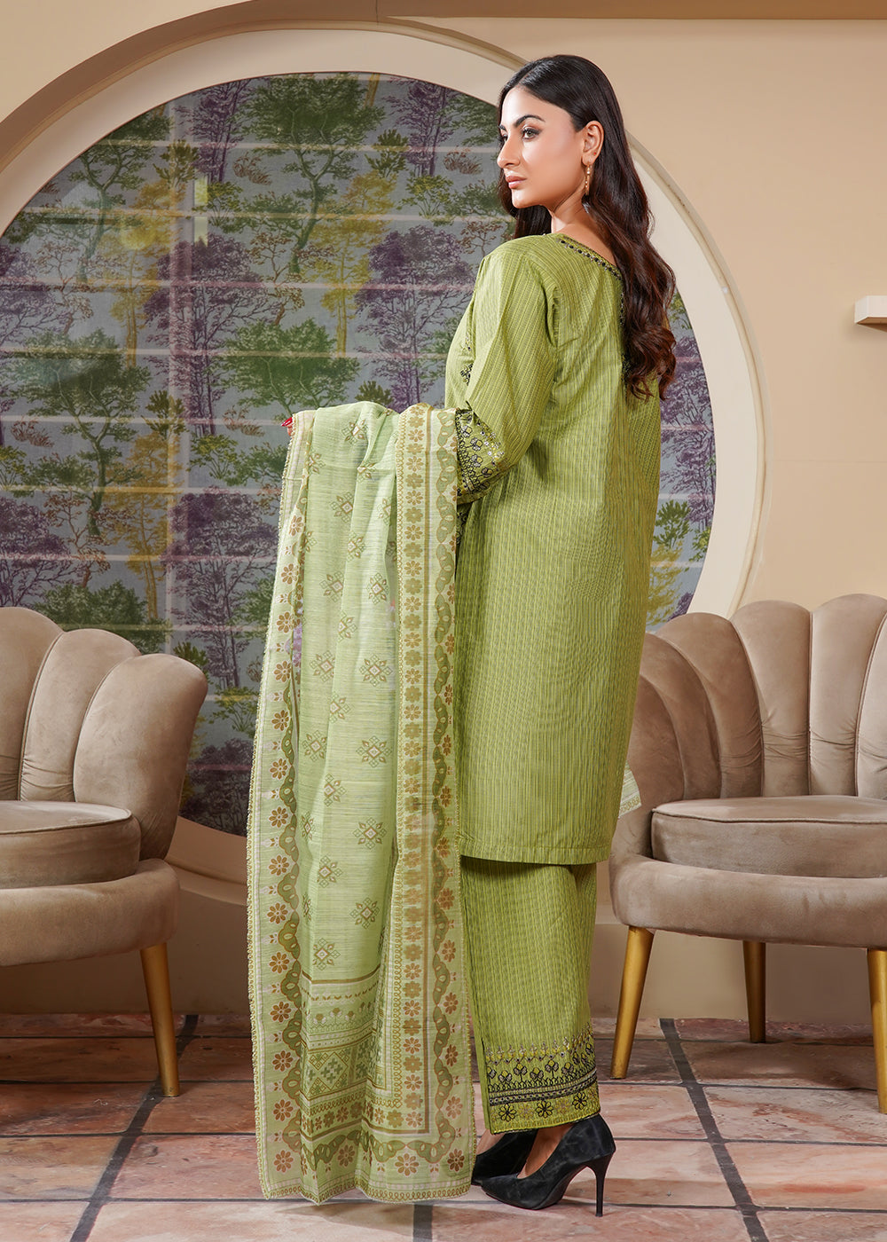 Olive Charm Pocket set