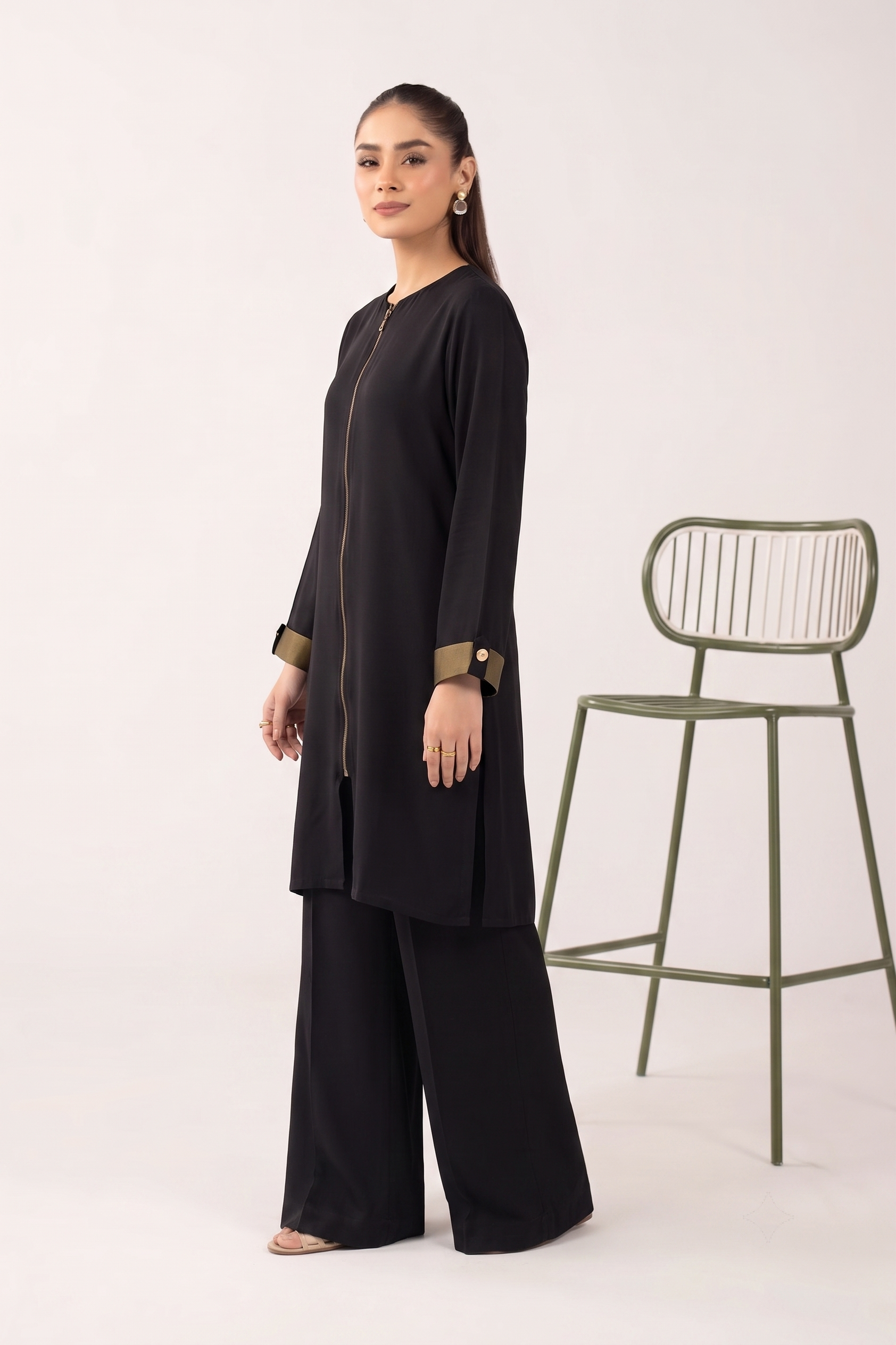 ZIPPER COAT SET