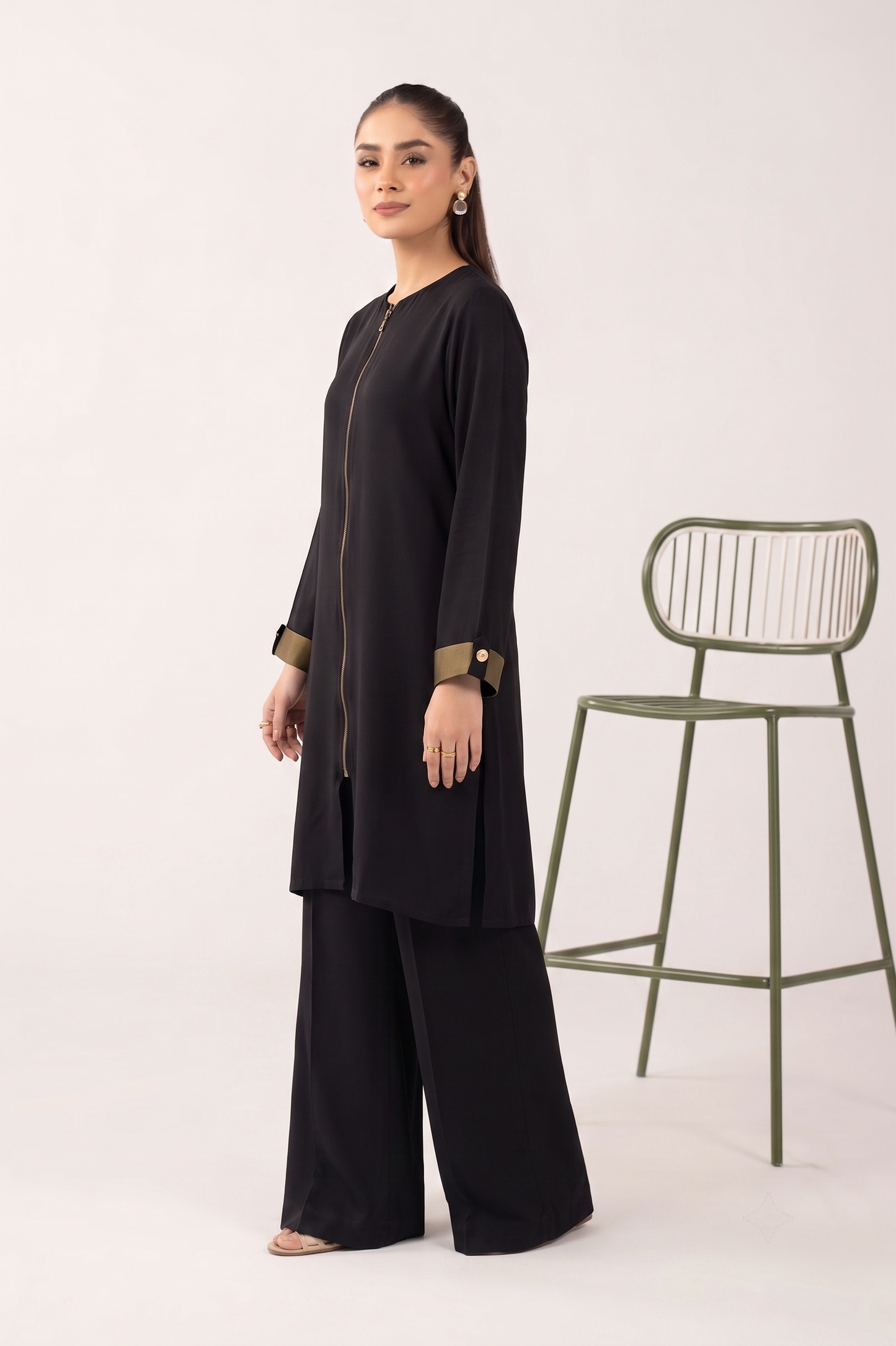 ZIPPER COAT SET