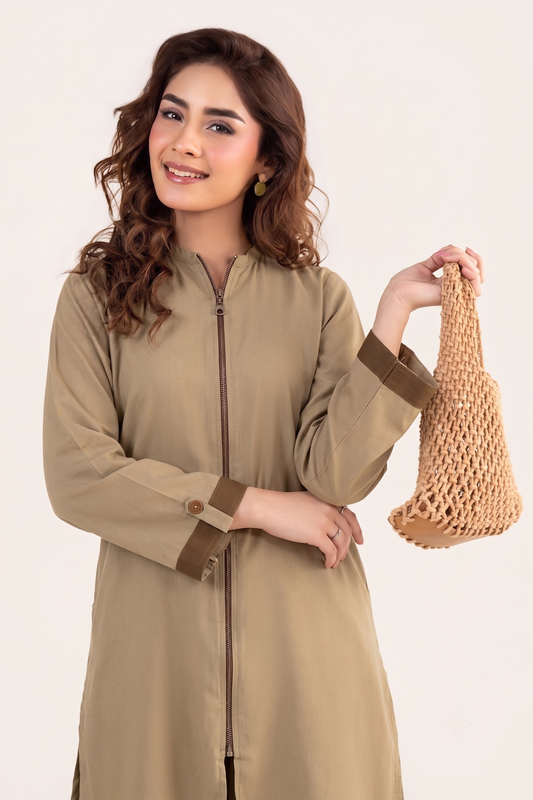 ZIPPER COAT SET