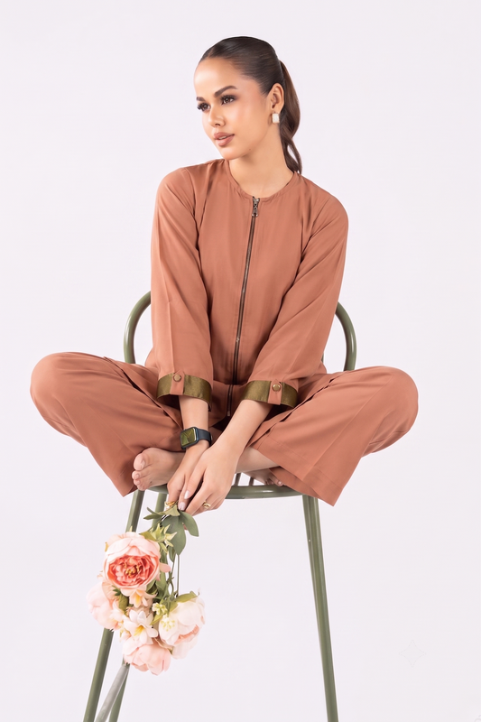 ZIPPER COAT SET