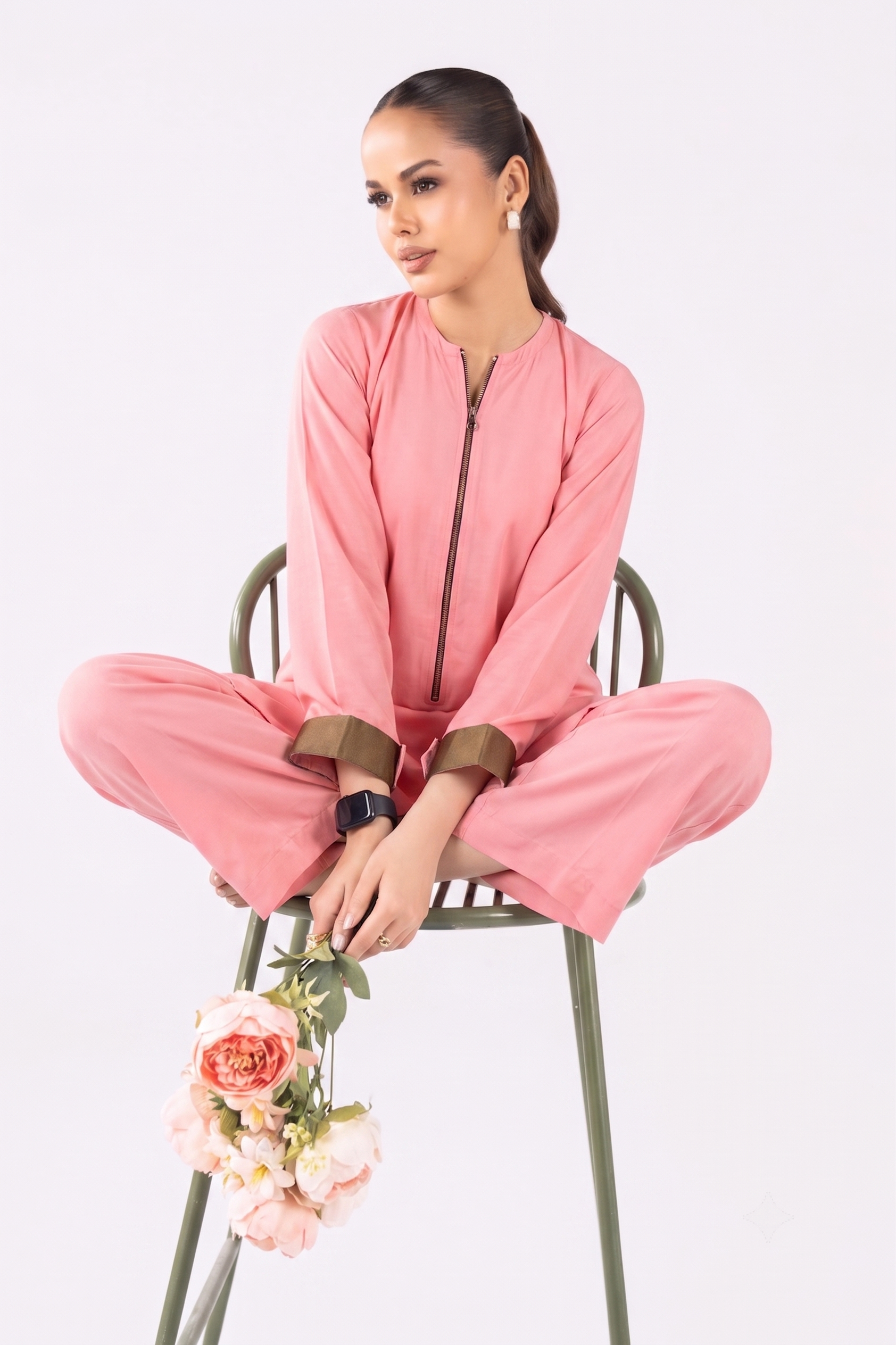 ZIPPER COAT SET