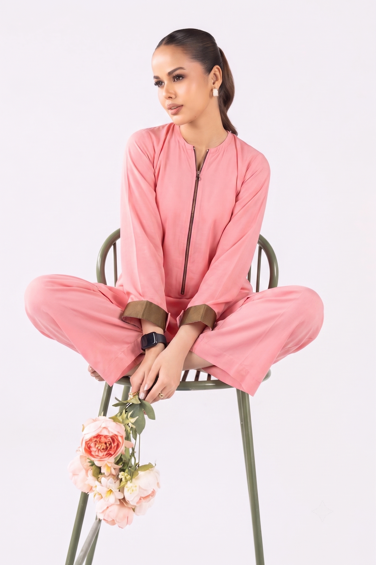 ZIPPER COAT SET