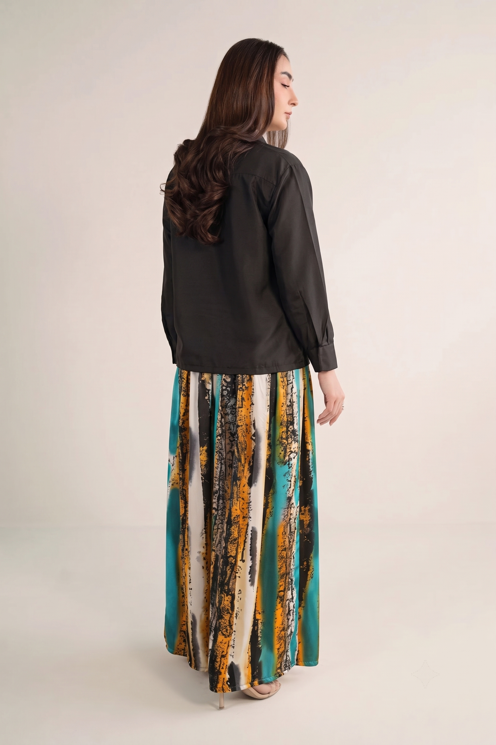 Contrast Maxi with Smog Jacket