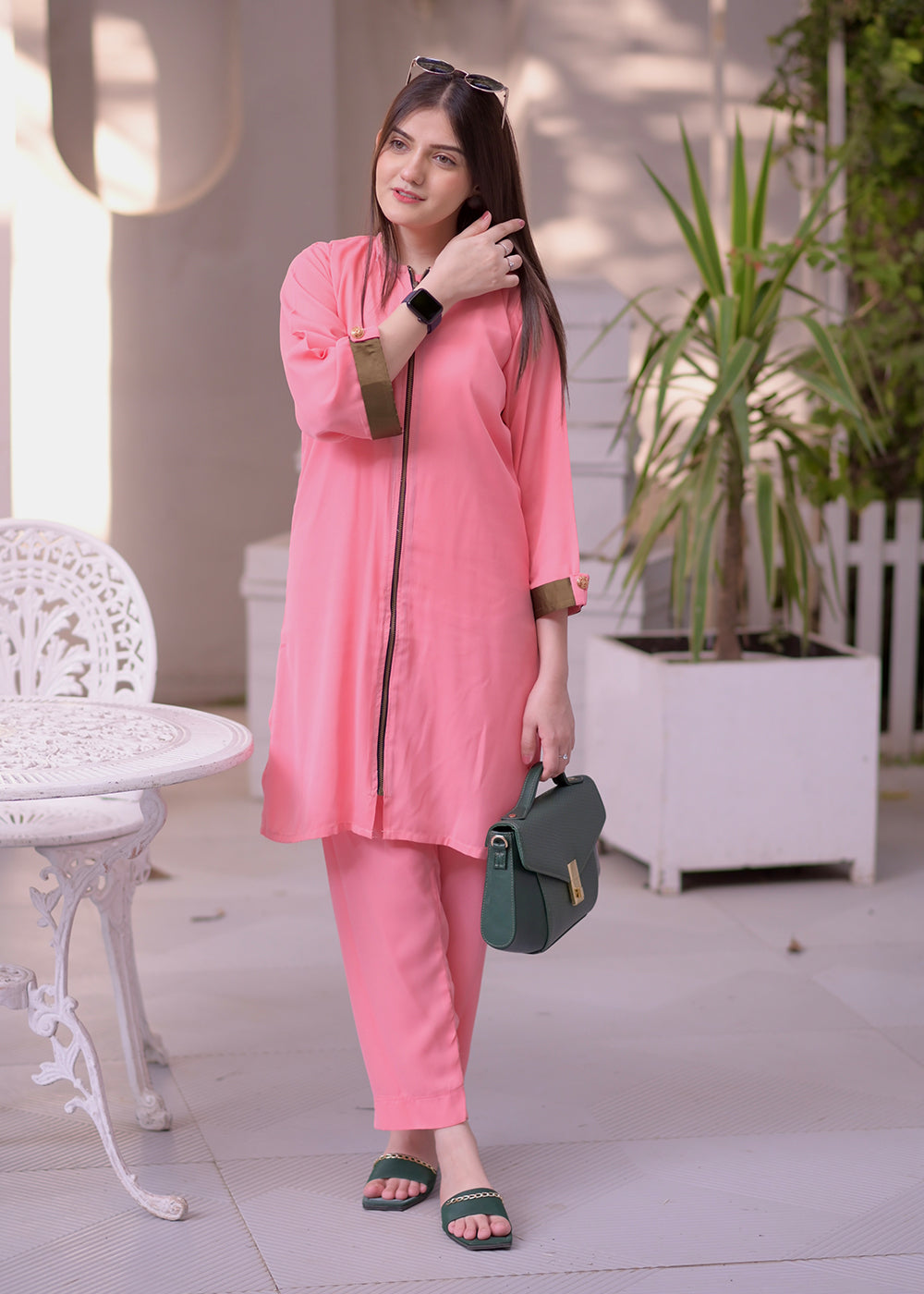 ZIPPER COAT SET