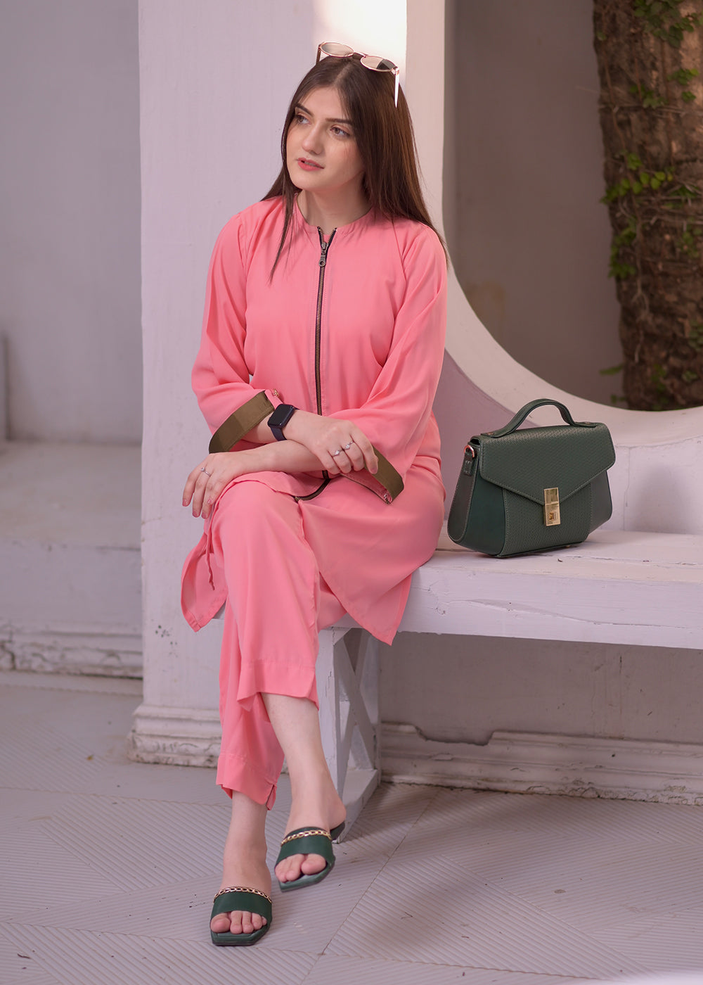 ZIPPER COAT SET