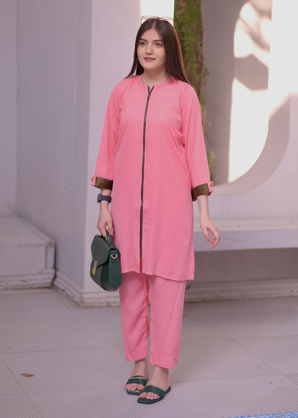 ZIPPER COAT SET
