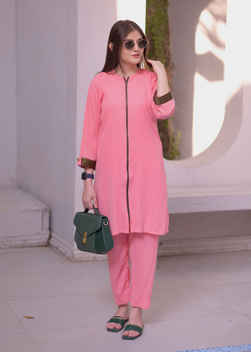 ZIPPER COAT SET