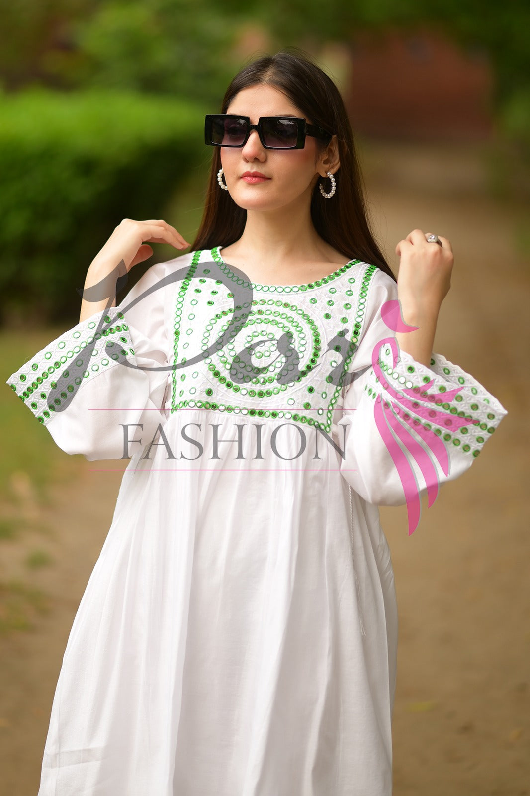 Azadi embroidered  khaddi lawn