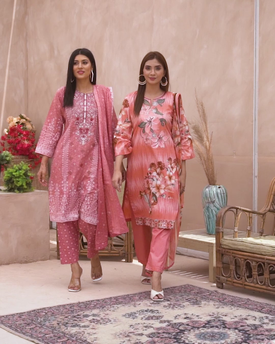 3PC Unstitched EMB Printed Lawn