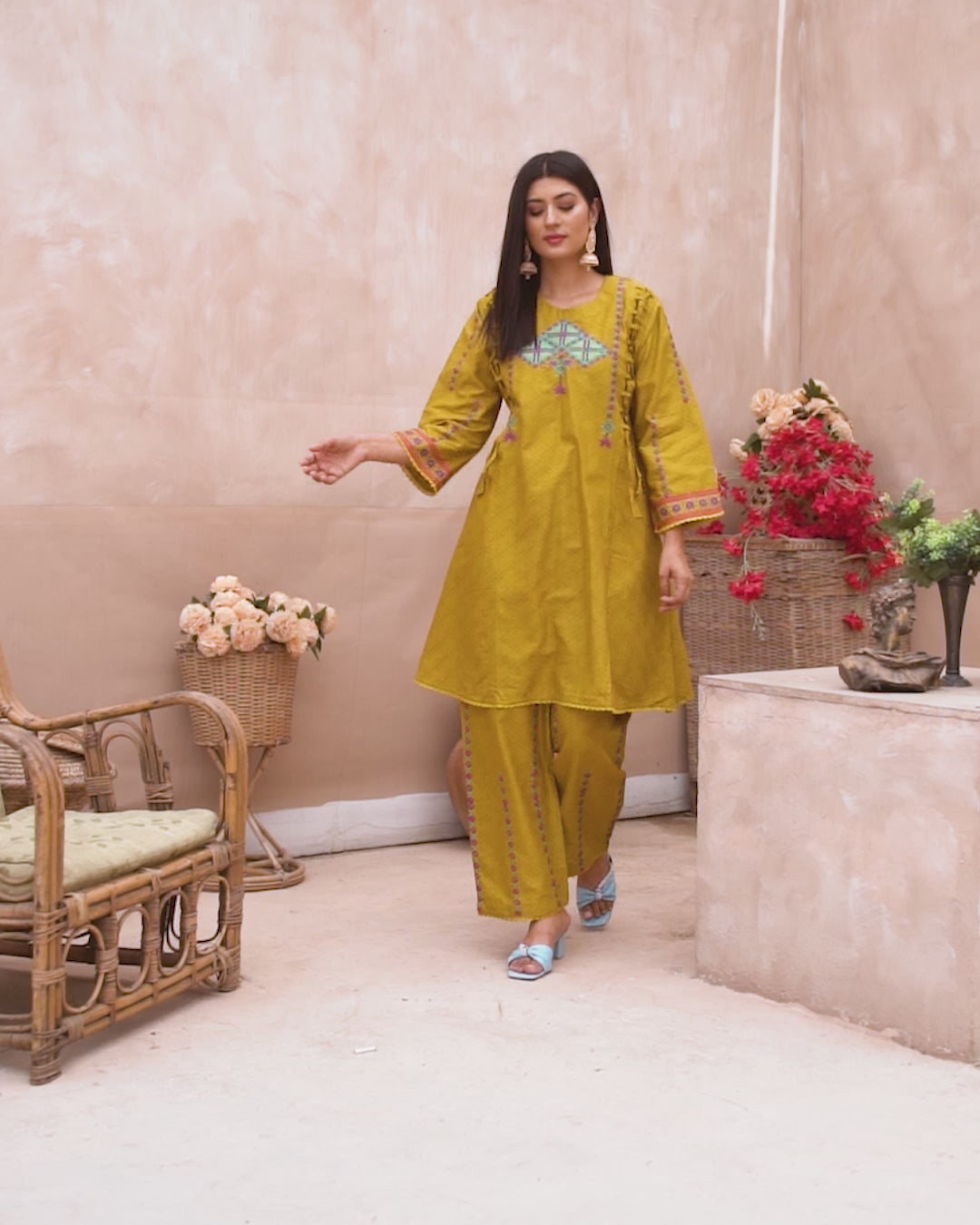 2PC EMB Frock