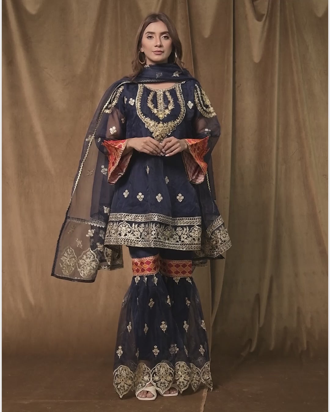 3PC Embroidery Frock