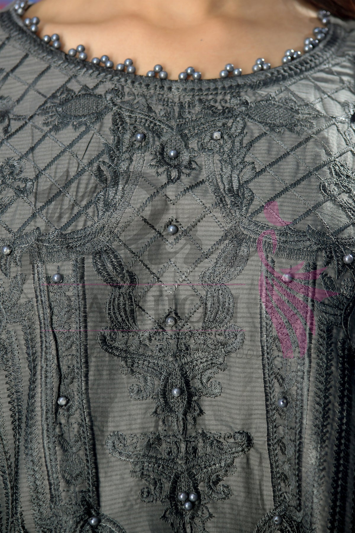 3pc Embroidered suit