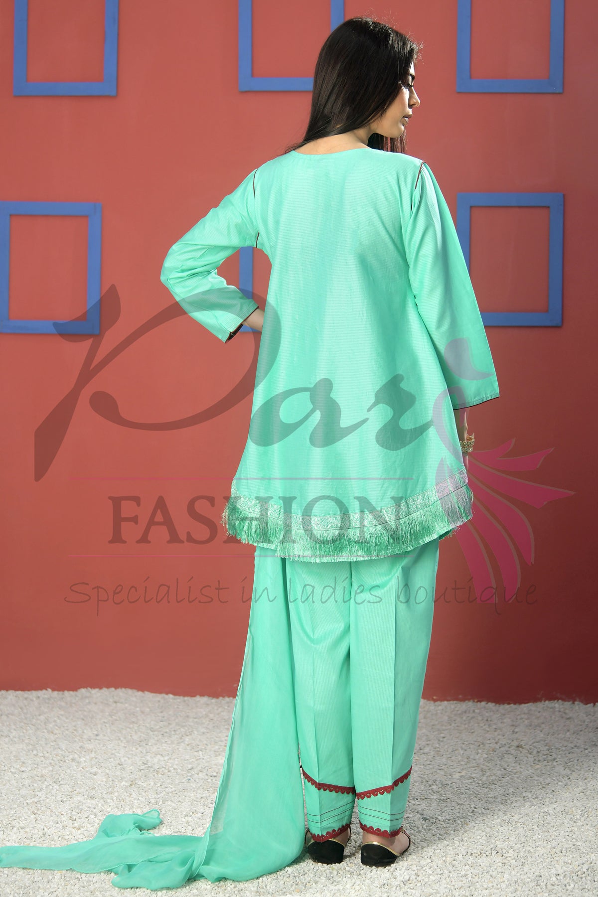 3pc Embroidered suit