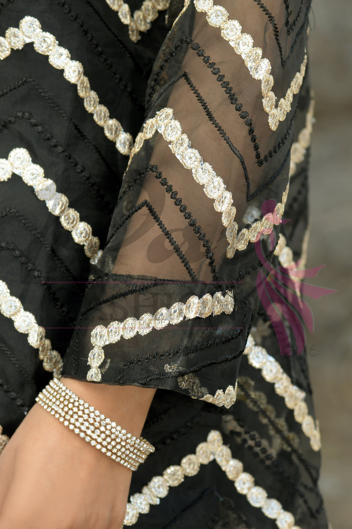 3PC Embroidered Dress