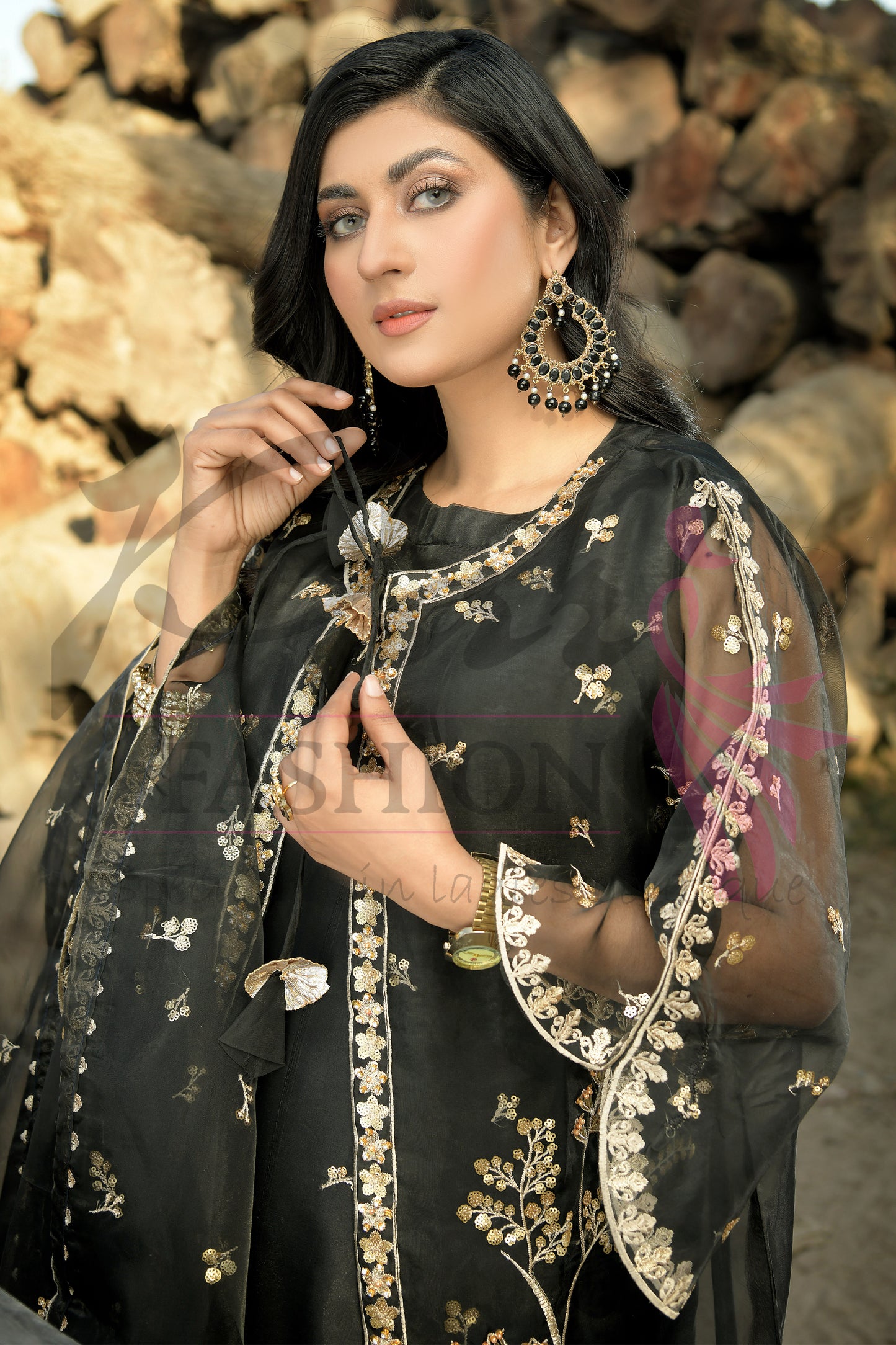 3PC Embroidered Dress