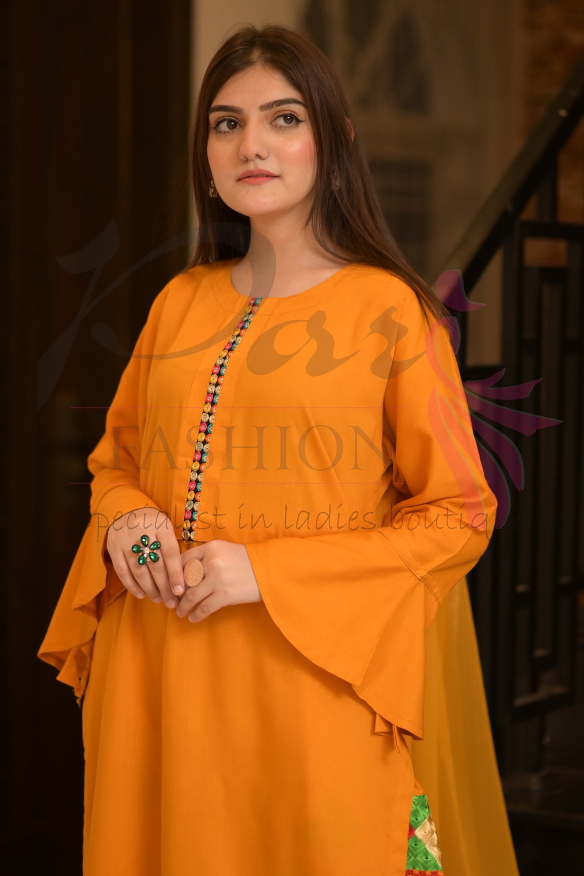 3PC Embroidered Dress