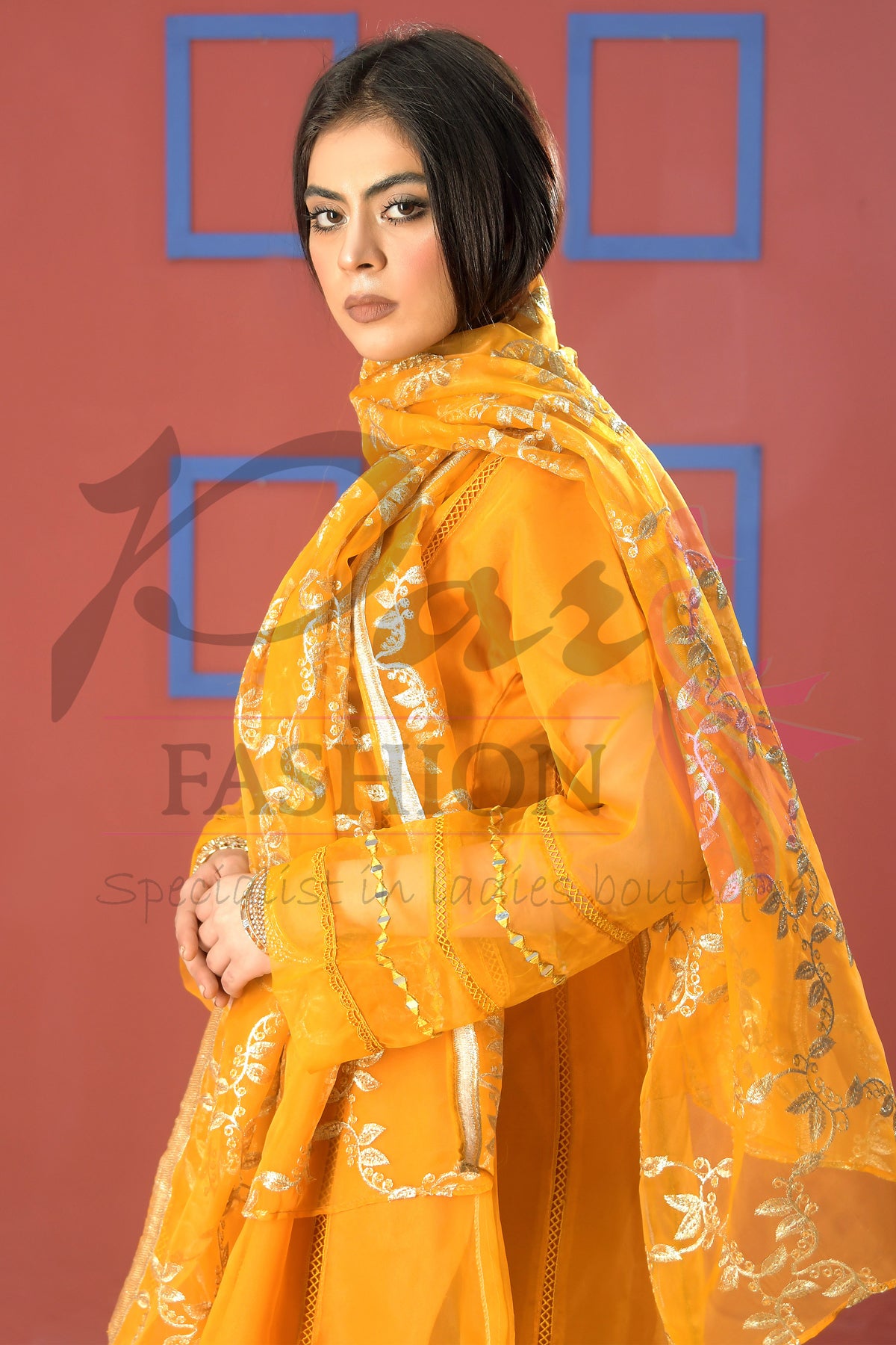 3pc Embroidered Dress