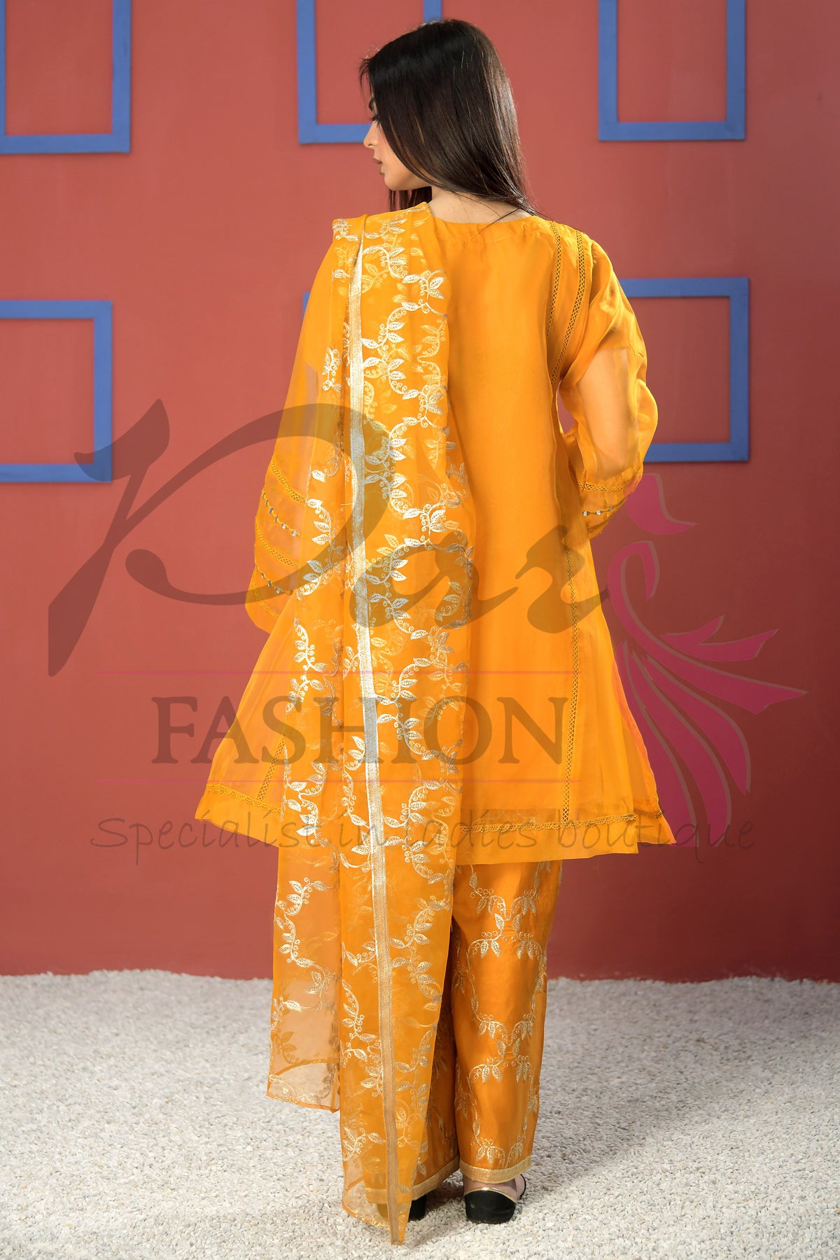 3pc Embroidered Dress