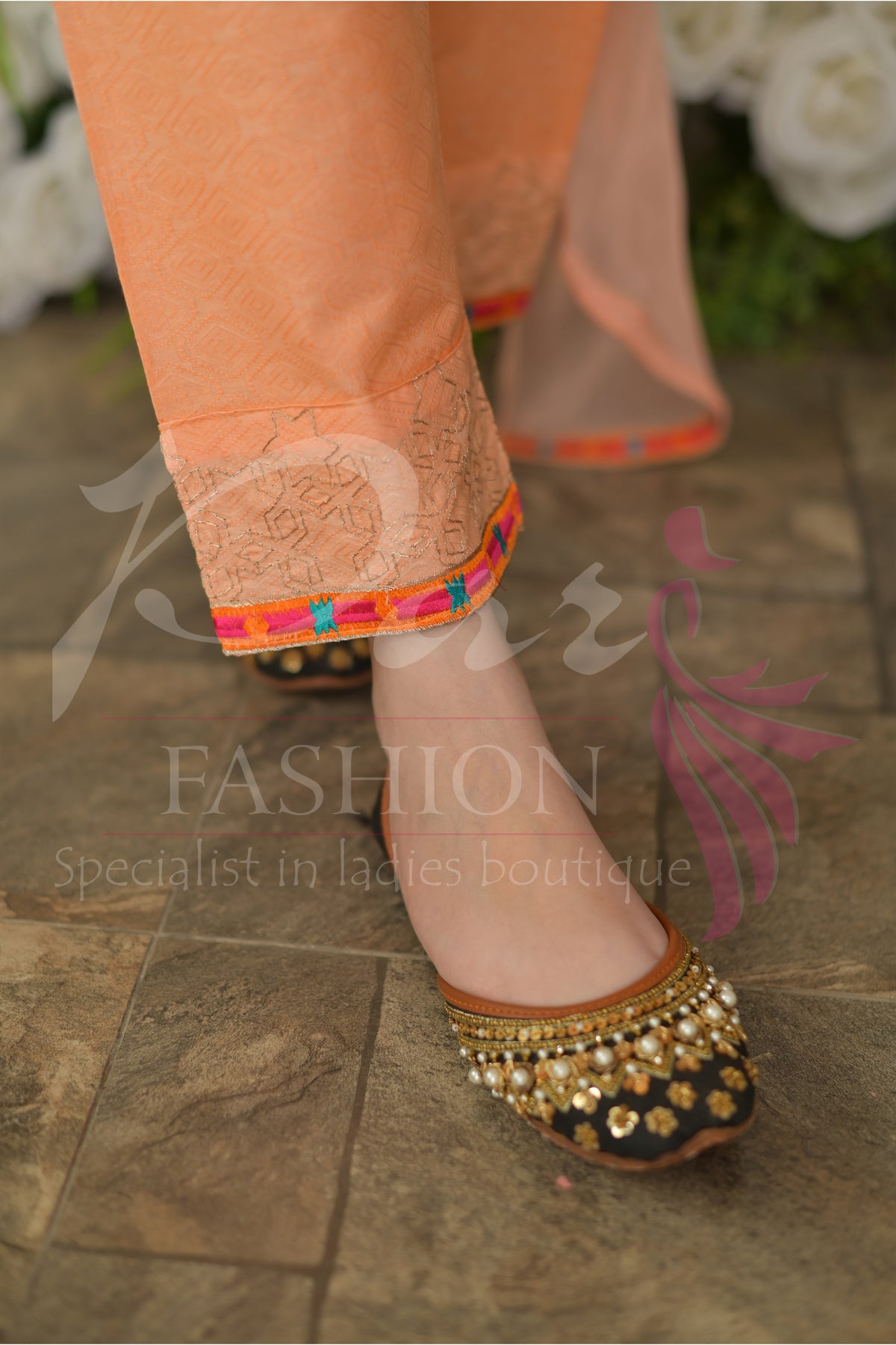 3PC EMB Jacquard Lawn Dress