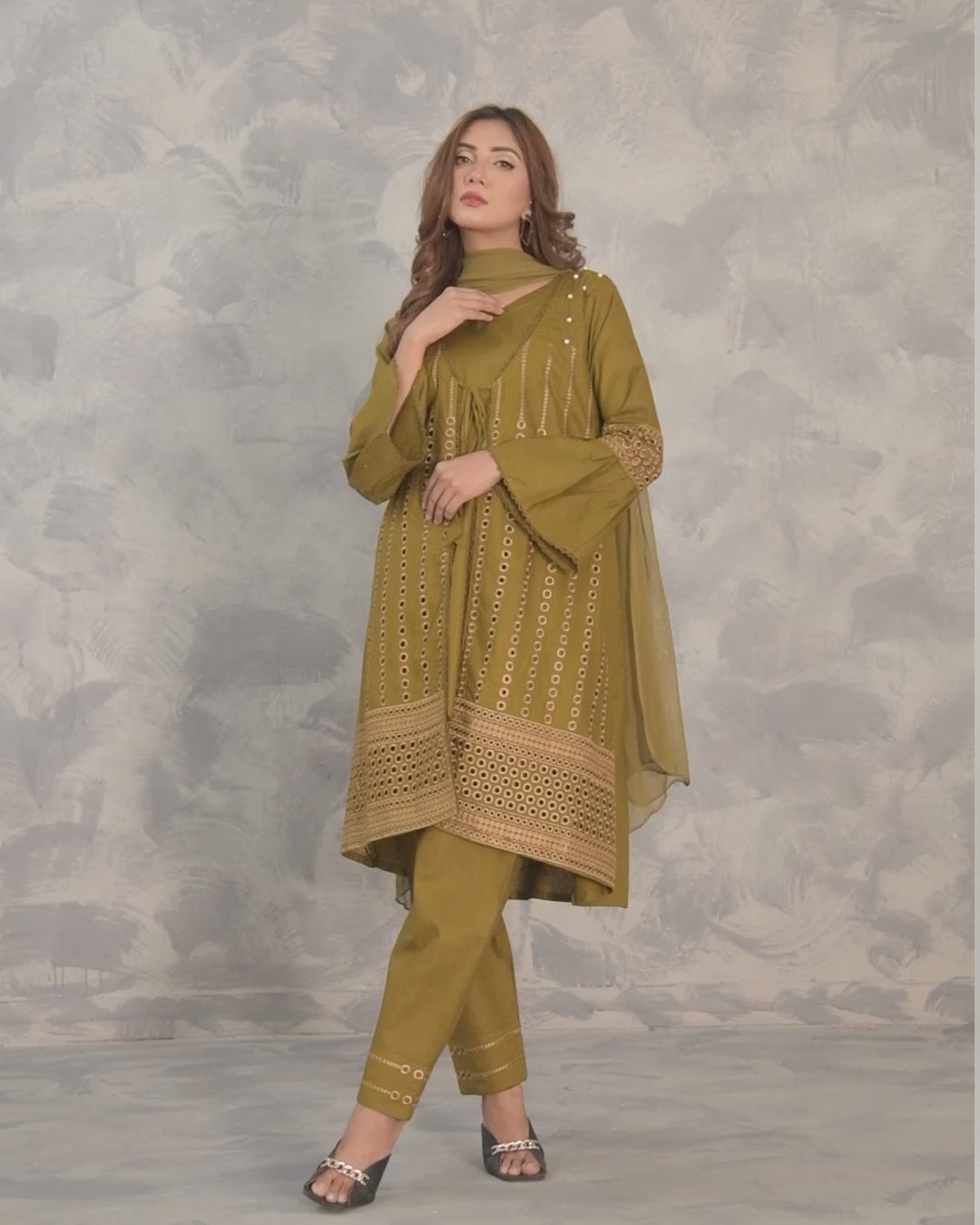JACQUARD KHADDAR 3PC