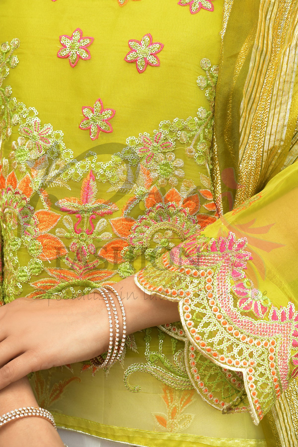 3PC Lehnga Embroidered