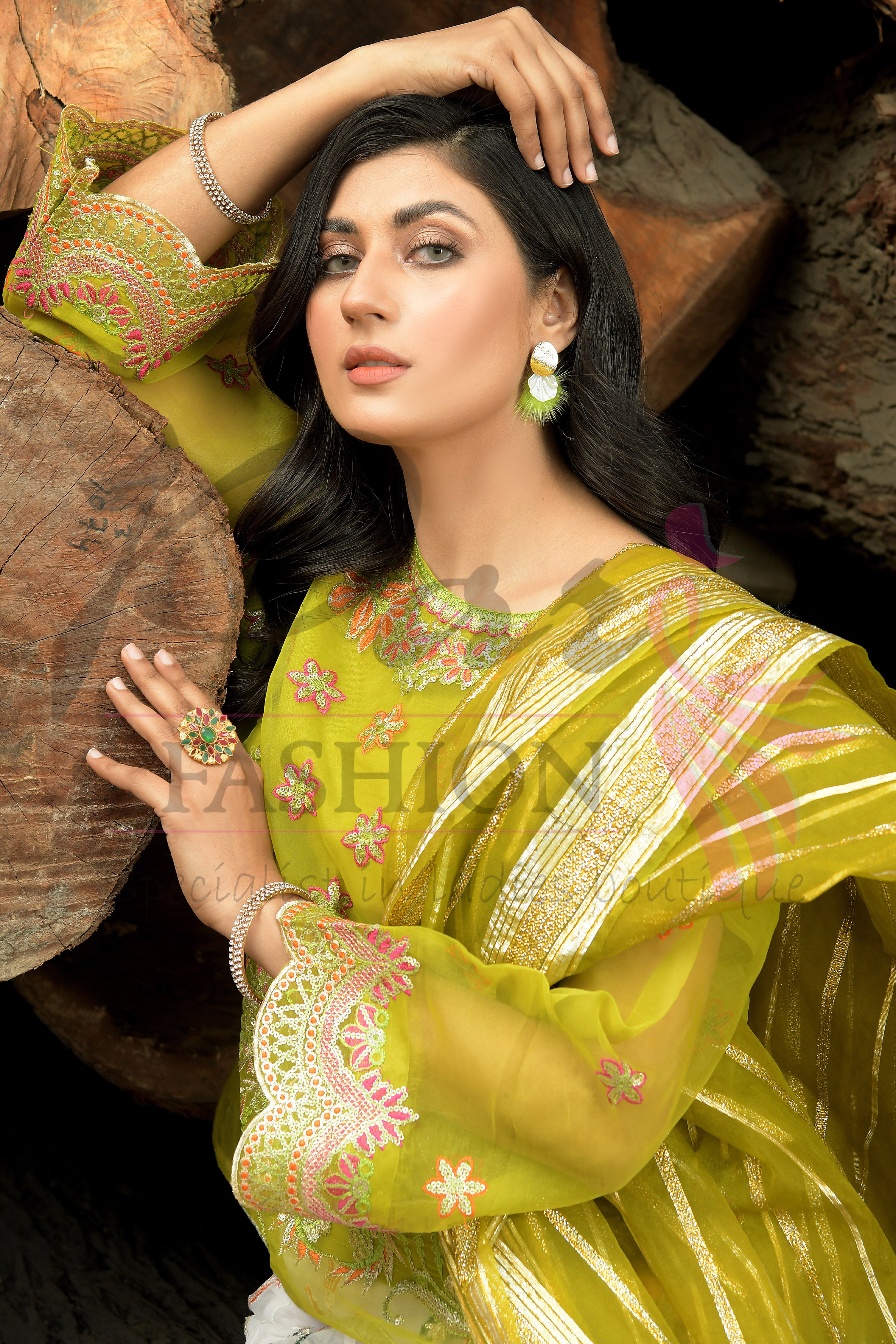 3PC Lehnga Embroidered
