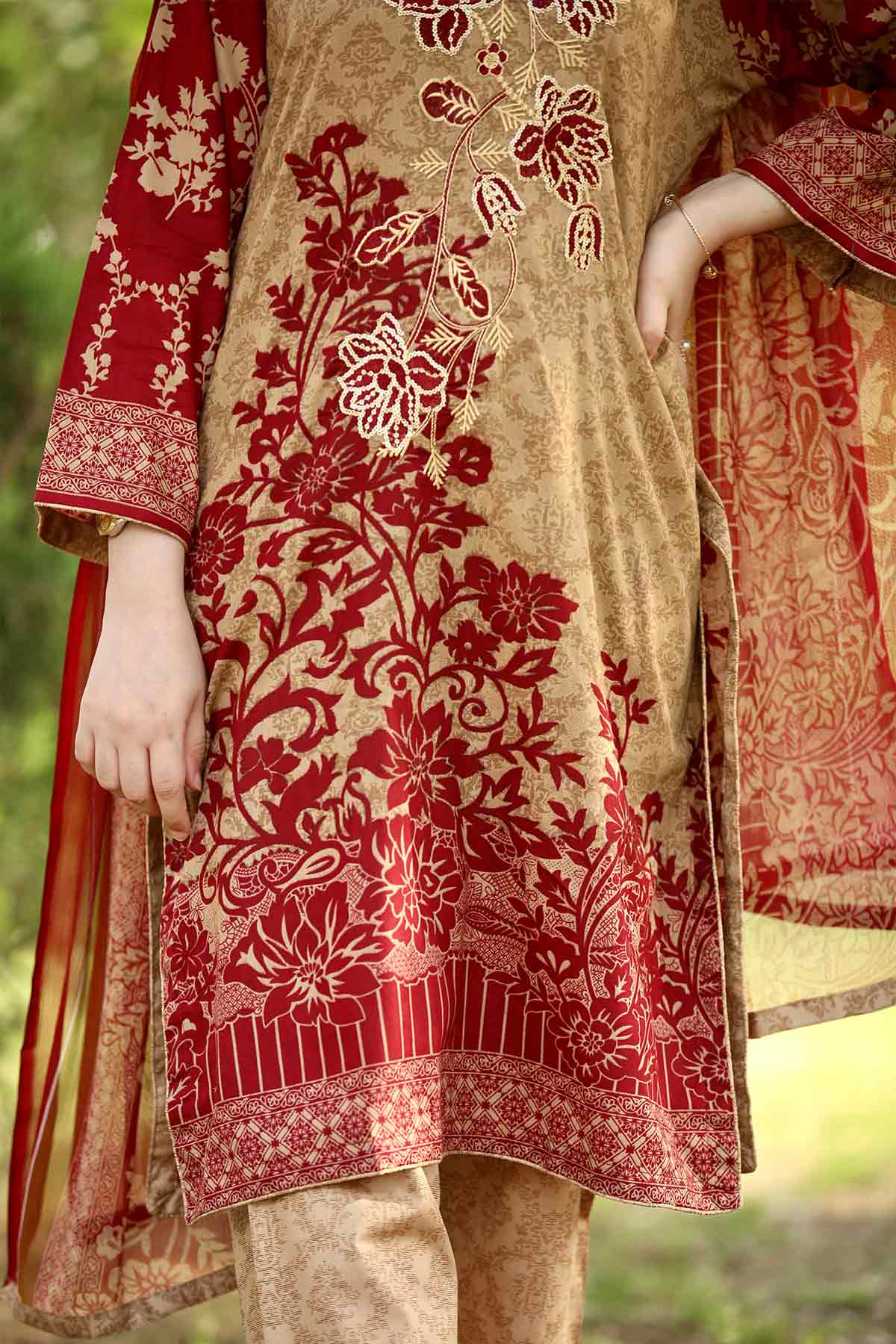 Printed Lawn 3PC