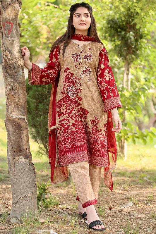 Printed Lawn 3PC