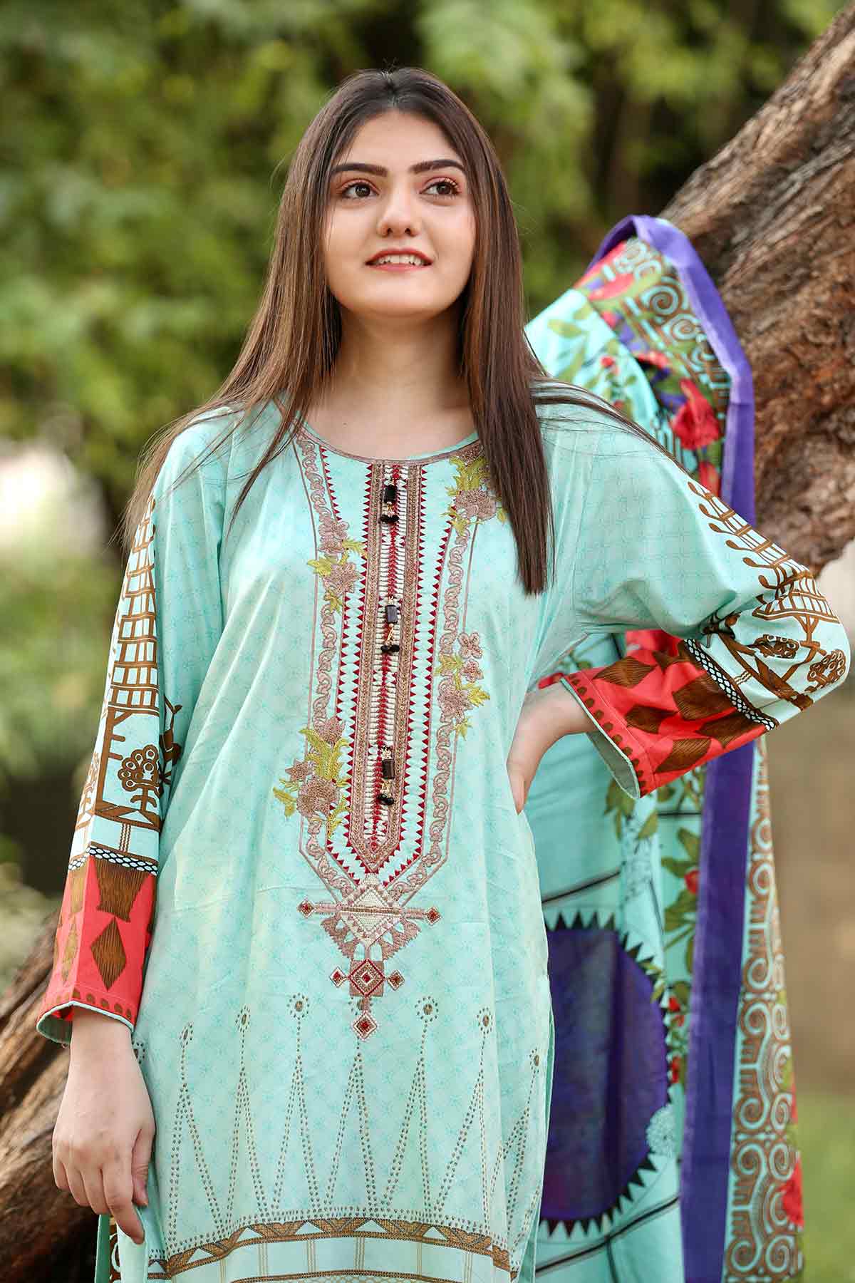Printed Lawn 3PC