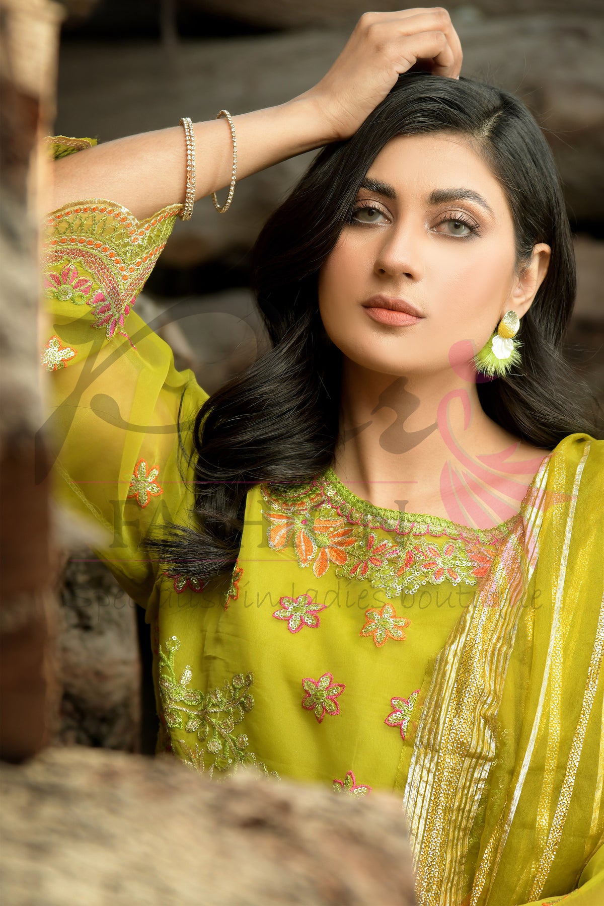 3PC Lehnga Embroidered