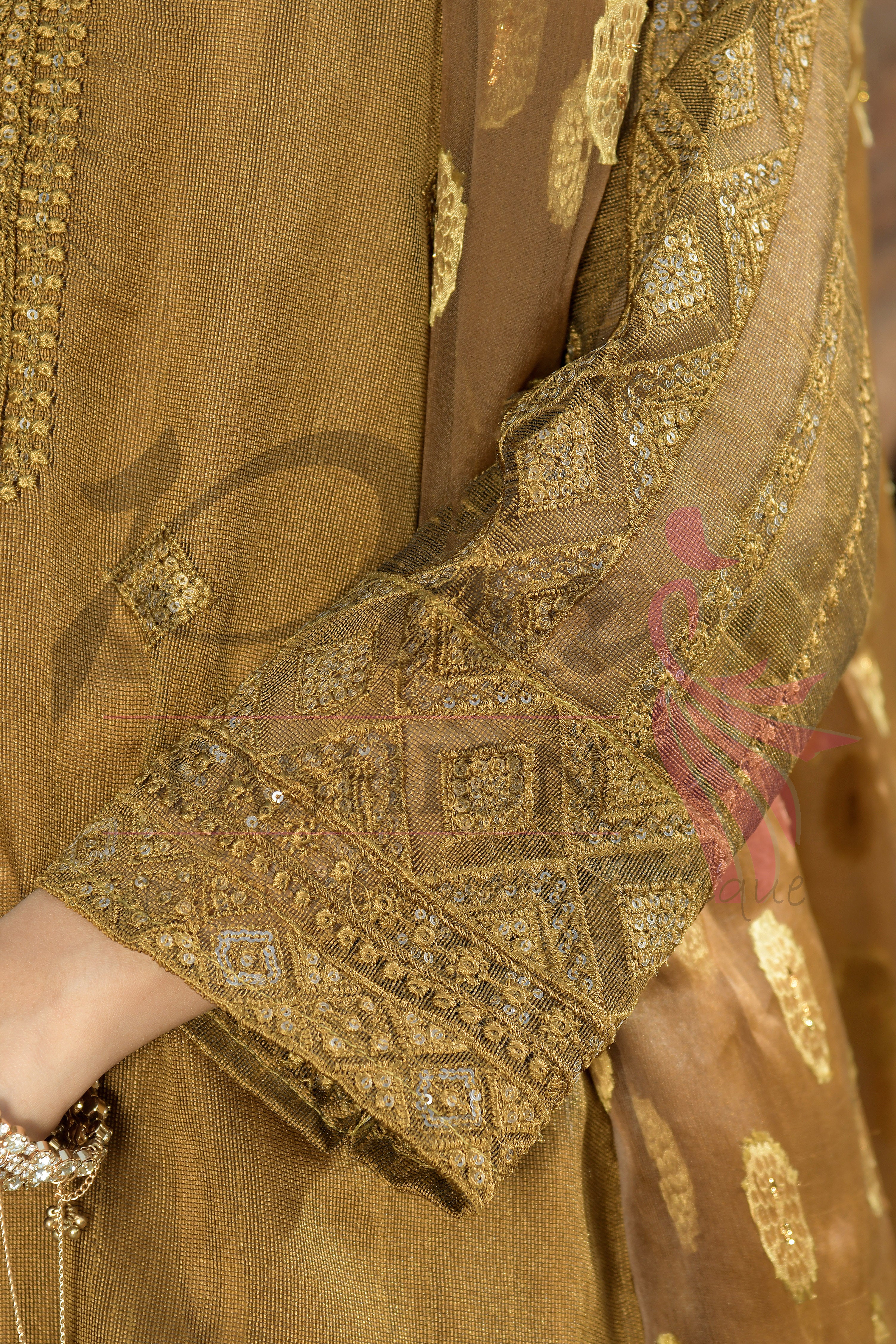 3PC Embroidered Dress