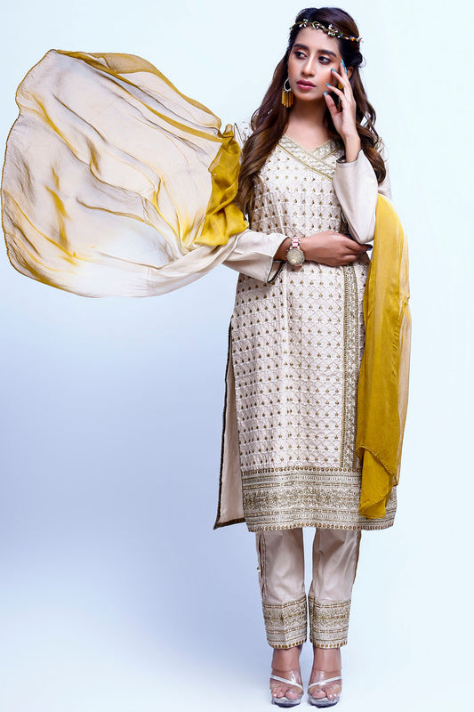 Luxury Pret 3Piece Embroidered