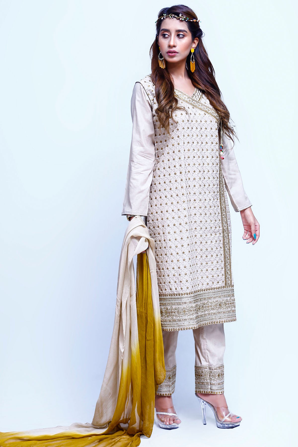 Luxury Pret 3Piece Embroidered