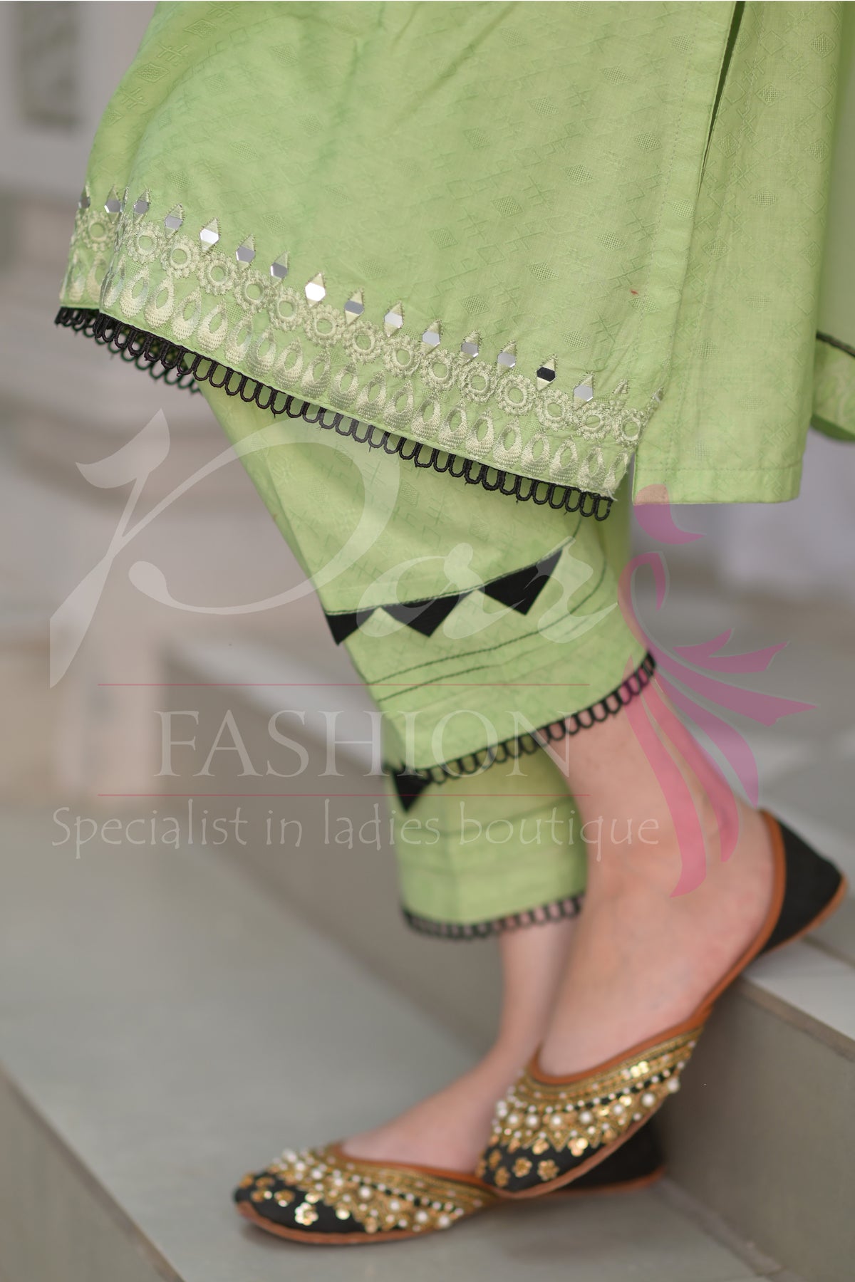 3PC EMB Jacquard Lawn Dress