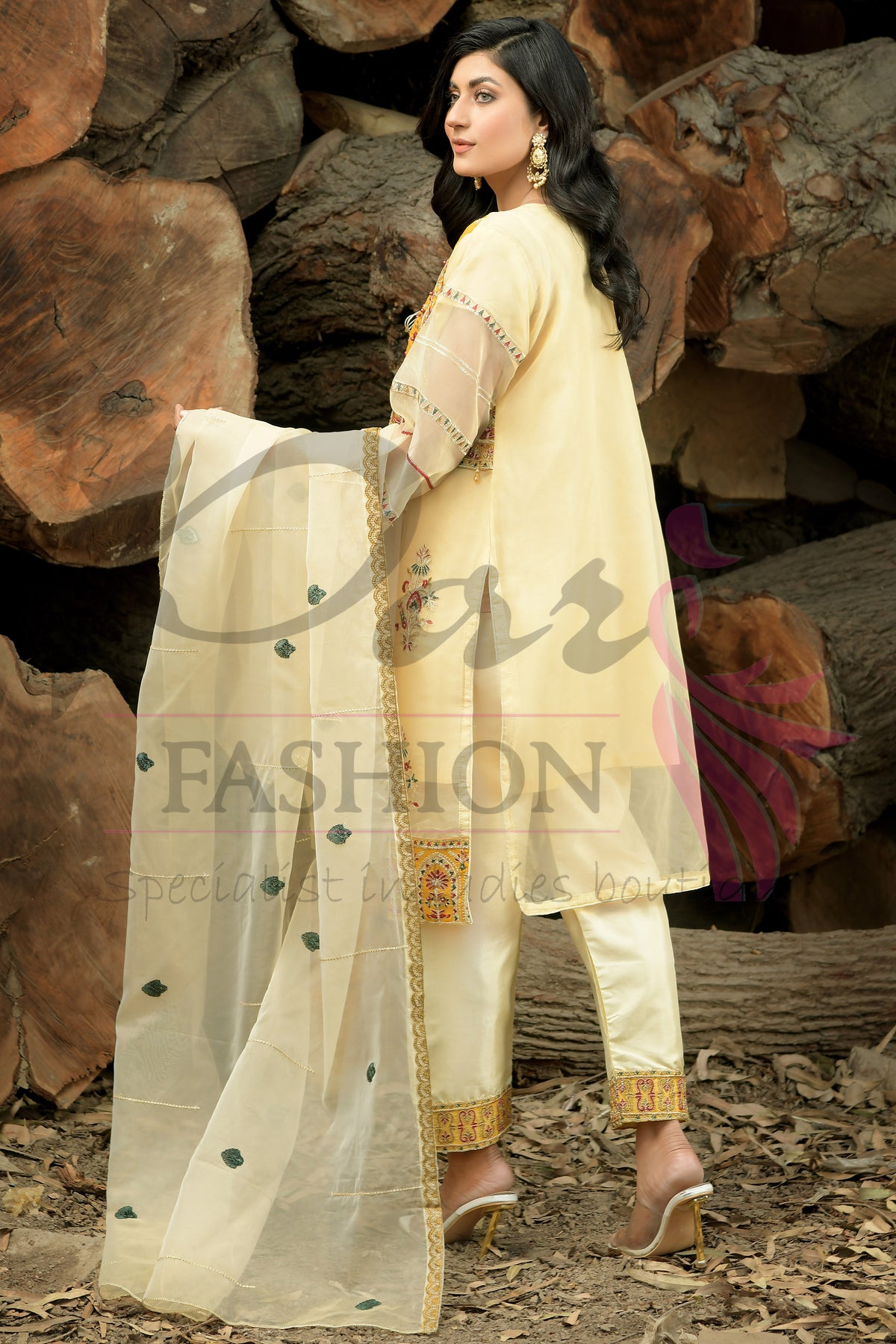 3PC Embroidered Jacket