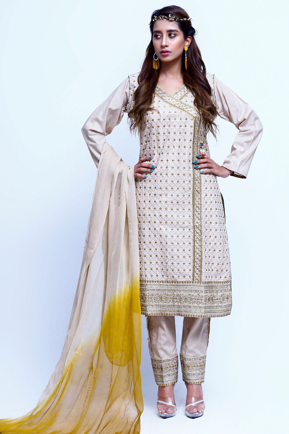 Luxury Pret 3Piece Embroidered
