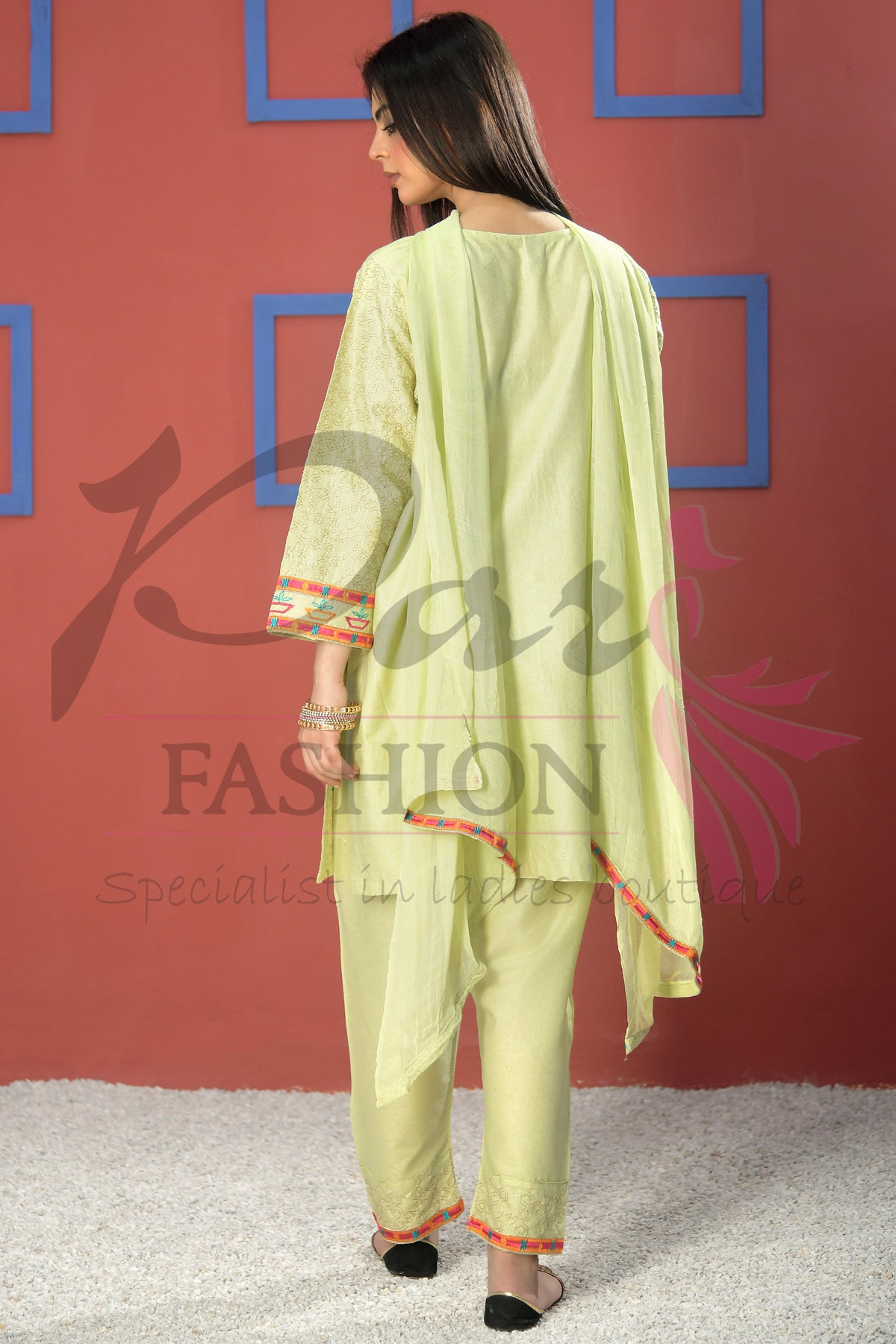 3pc Embroidered suit
